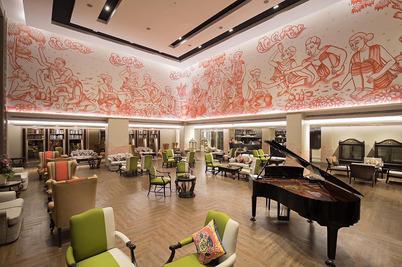 The Heritage Chiang Rai Hotel And Convention Exterior foto The Library